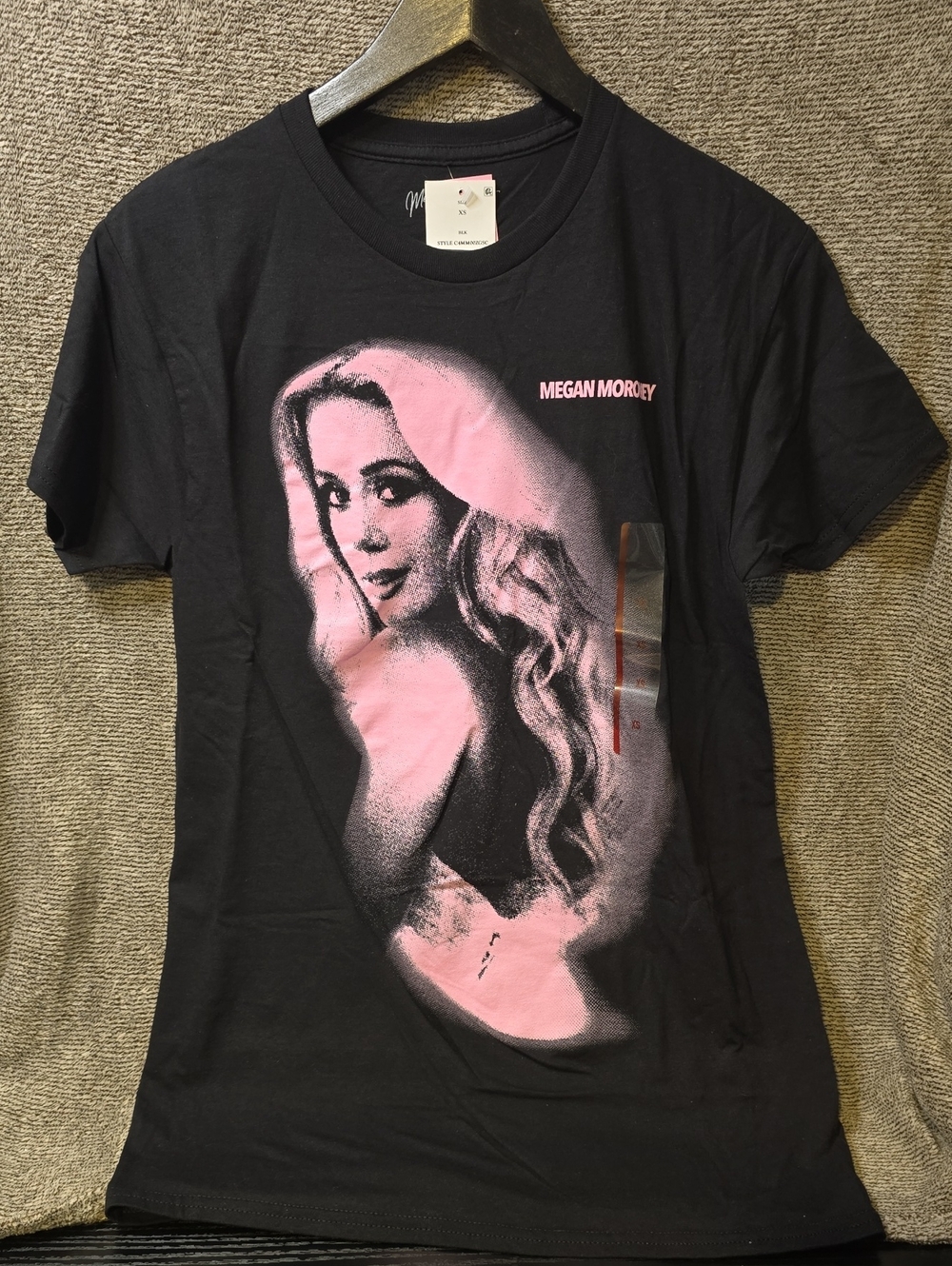 Megan Moroney Black & Pink Graphic Short Sleeve Tee